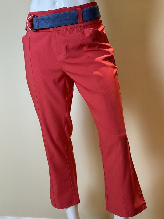 JOFIT Women’s Golf Red Pants Pockets Sz 4 (77)