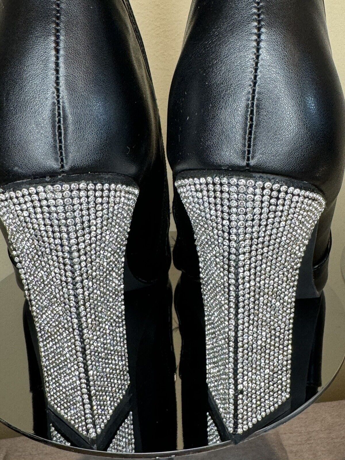 Cape Robbin Women's Black Boots W/Rhinestone Size 9