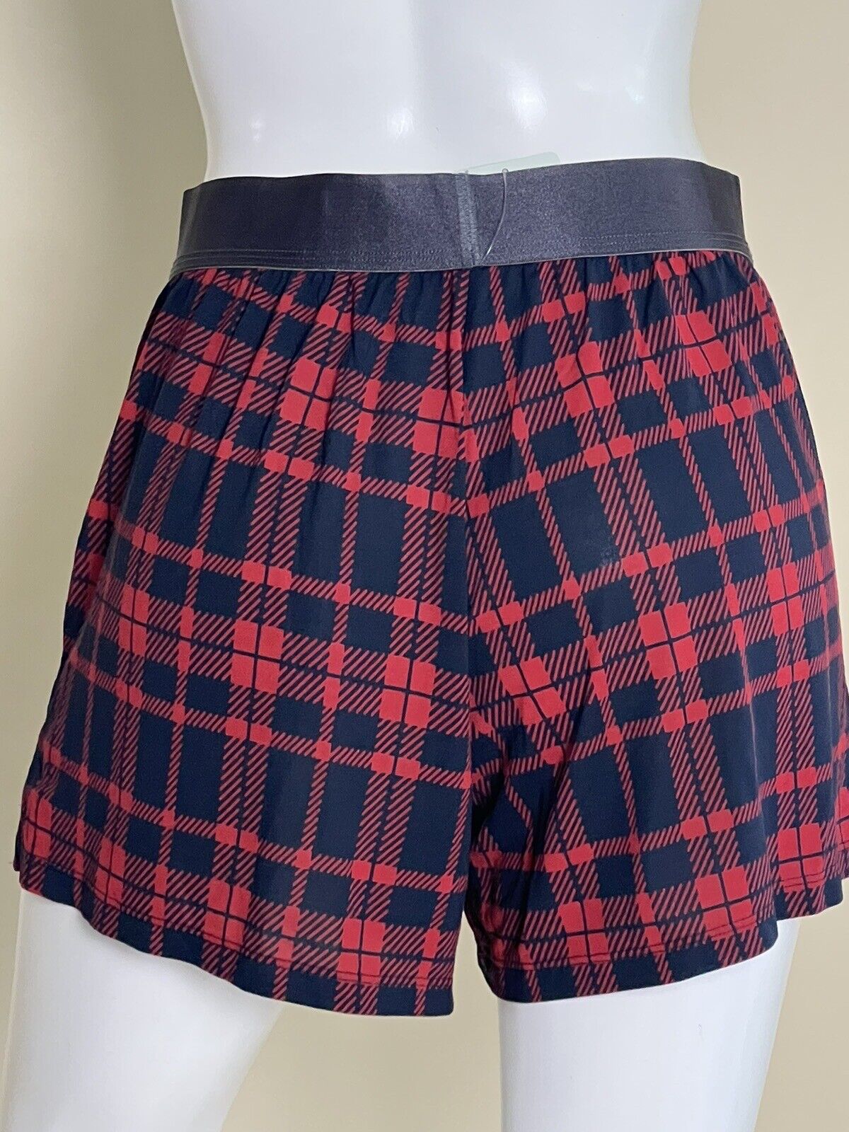 Tommy John Women’s Sleep Shorts Plaid  Pajama & Lounge Sz M (48)