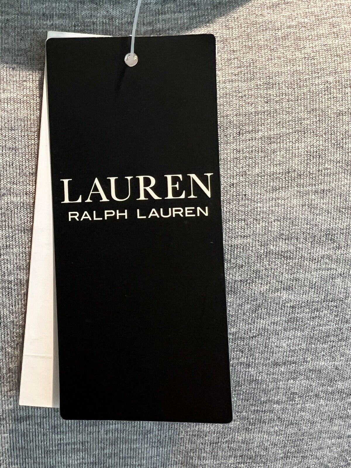 Lauren Ralph Lauren Womens Top Size L Open Front Cardigan gray