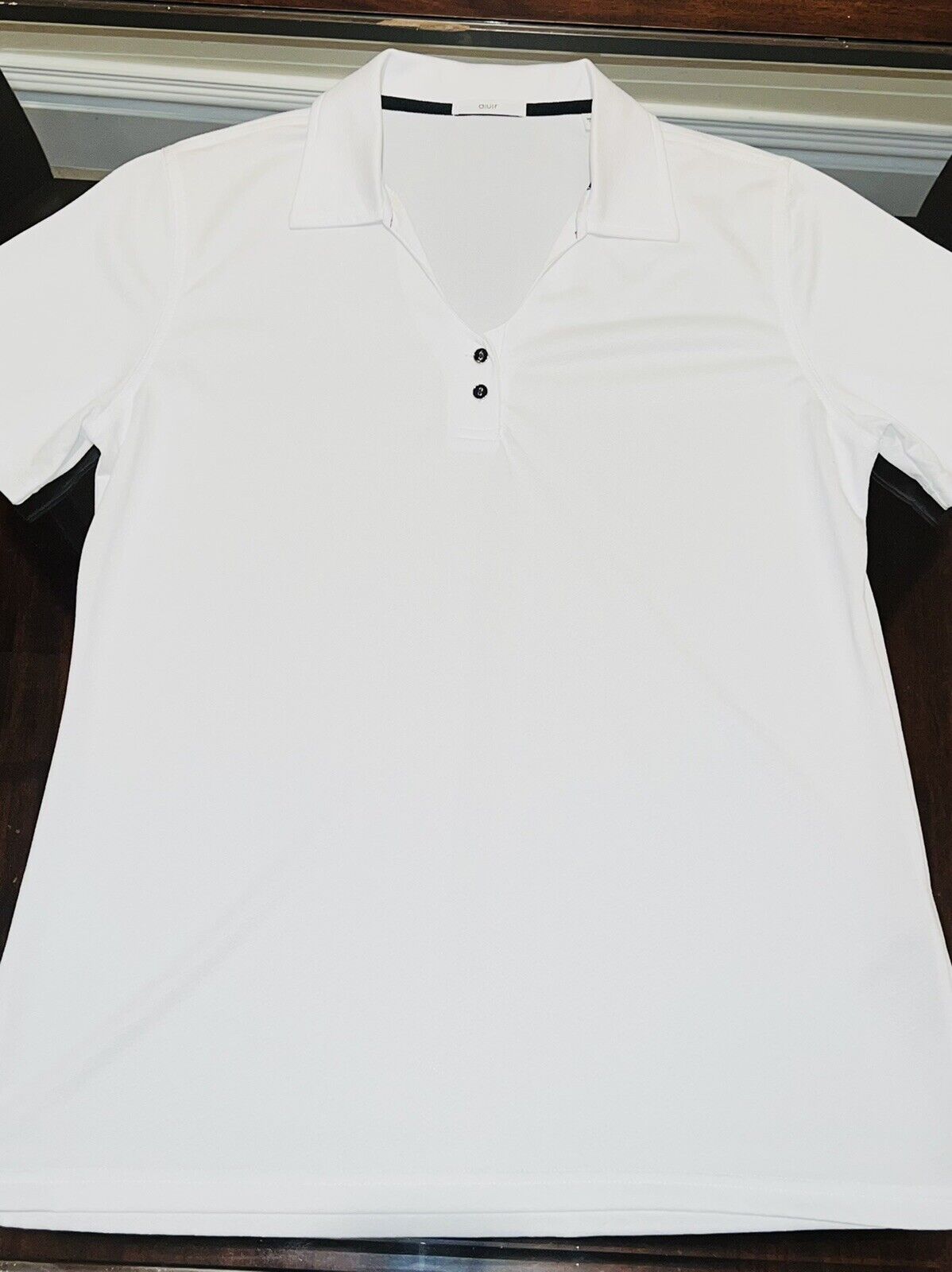 A.U.R Women's Golf Polo Shirt Sz XL White