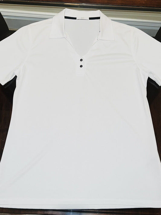 A.U.R Women's Golf Polo Shirt Sz XL White