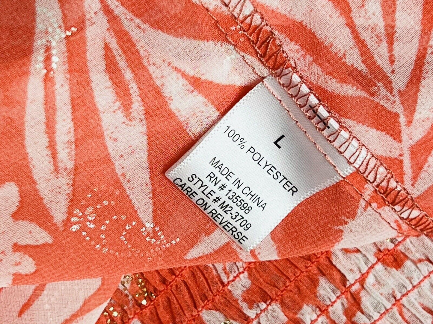 Cure Women's Blouse Orange Size L Top