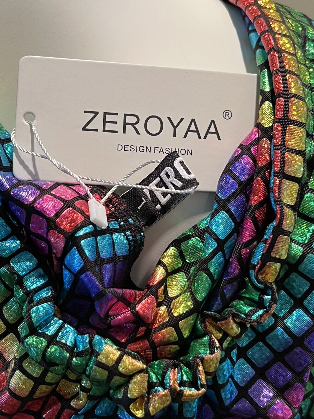 Zeroyaa Women's Sleeveless Hoodie cover up Shirt Multicolor Sz L