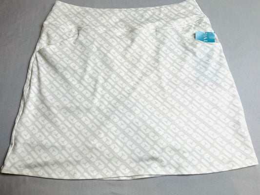 Allie Burke Women's Golf,Tennis Skirts Skort Sz M White Gray