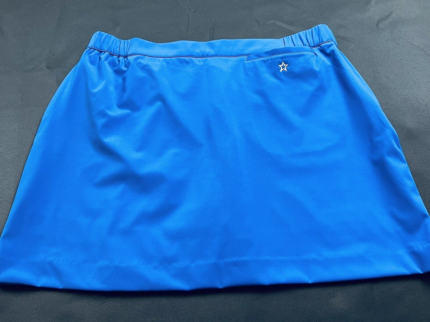 LOHLA Sport Golf Skort The Tech Pull On Skirt Blue Sz 10 Pockets