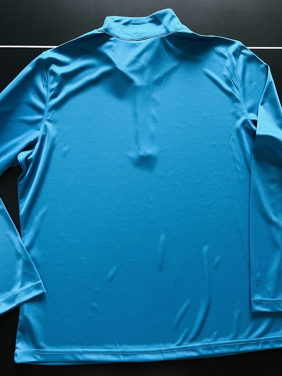 Clique Women's Top Long Sleeve Golf Shirt Blue Sz 2XL