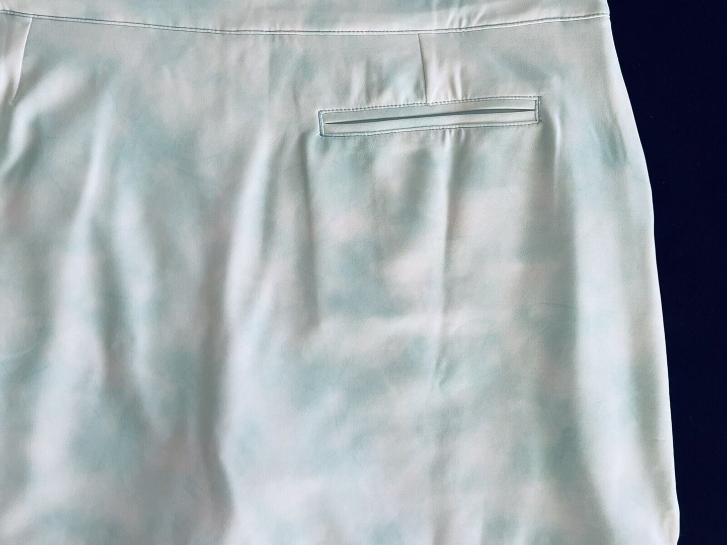 Peter Millar Women’s Golf Tennis Skort/Skirt Sz L Tie Dye Green-White