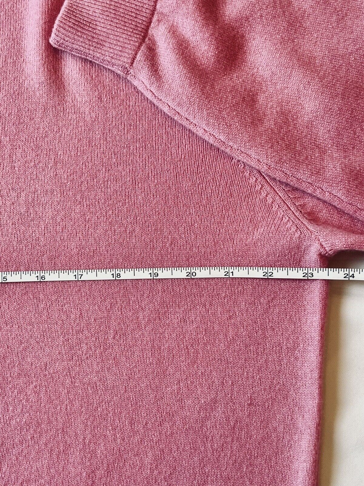 Alasha Douglas Anthony Women’s 100% Cashmere Pullover Sweater Size L Pink (10)