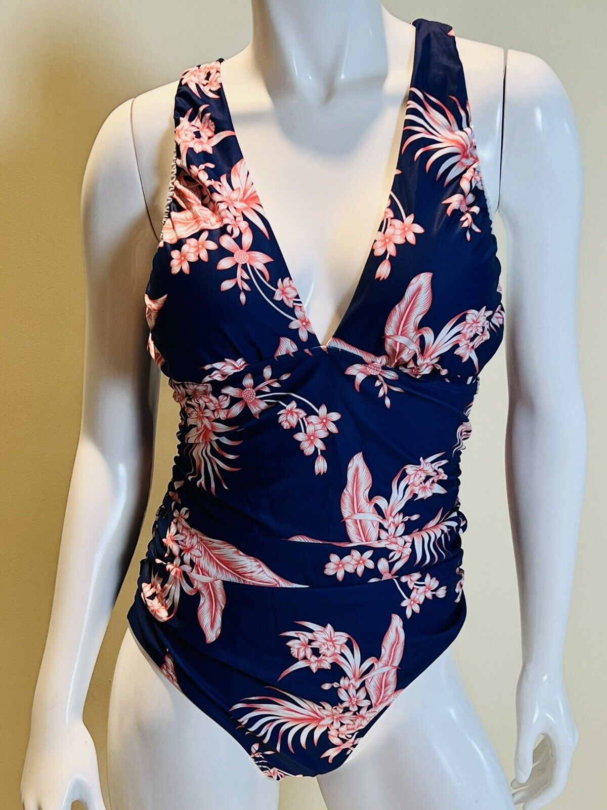 YOU DI AN Womens Swimsuit One Piece Tummy Control Size XL  Floral (6)