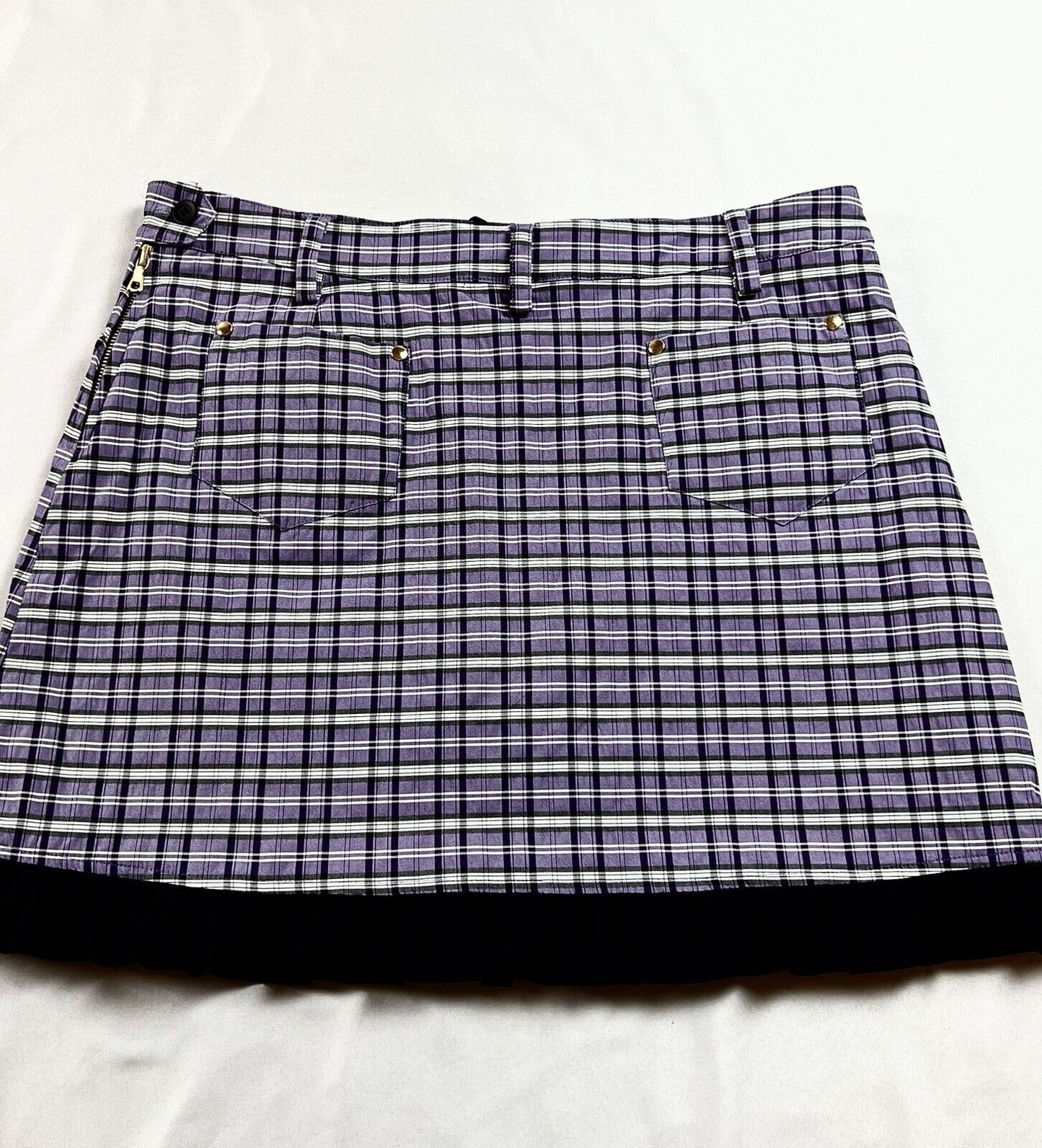 BrenDratti Woman’s Skirt Skort Tennis Golf Sz XL Purple