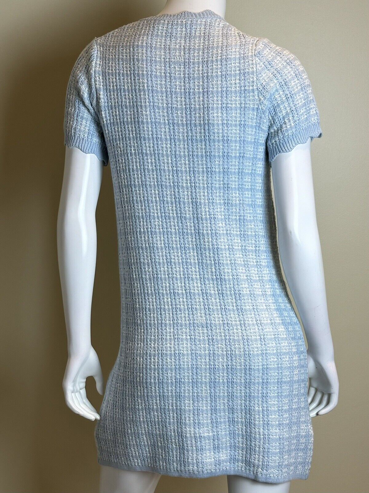 Free Assembly Women’s Knit Blue Dress Sz L (72)