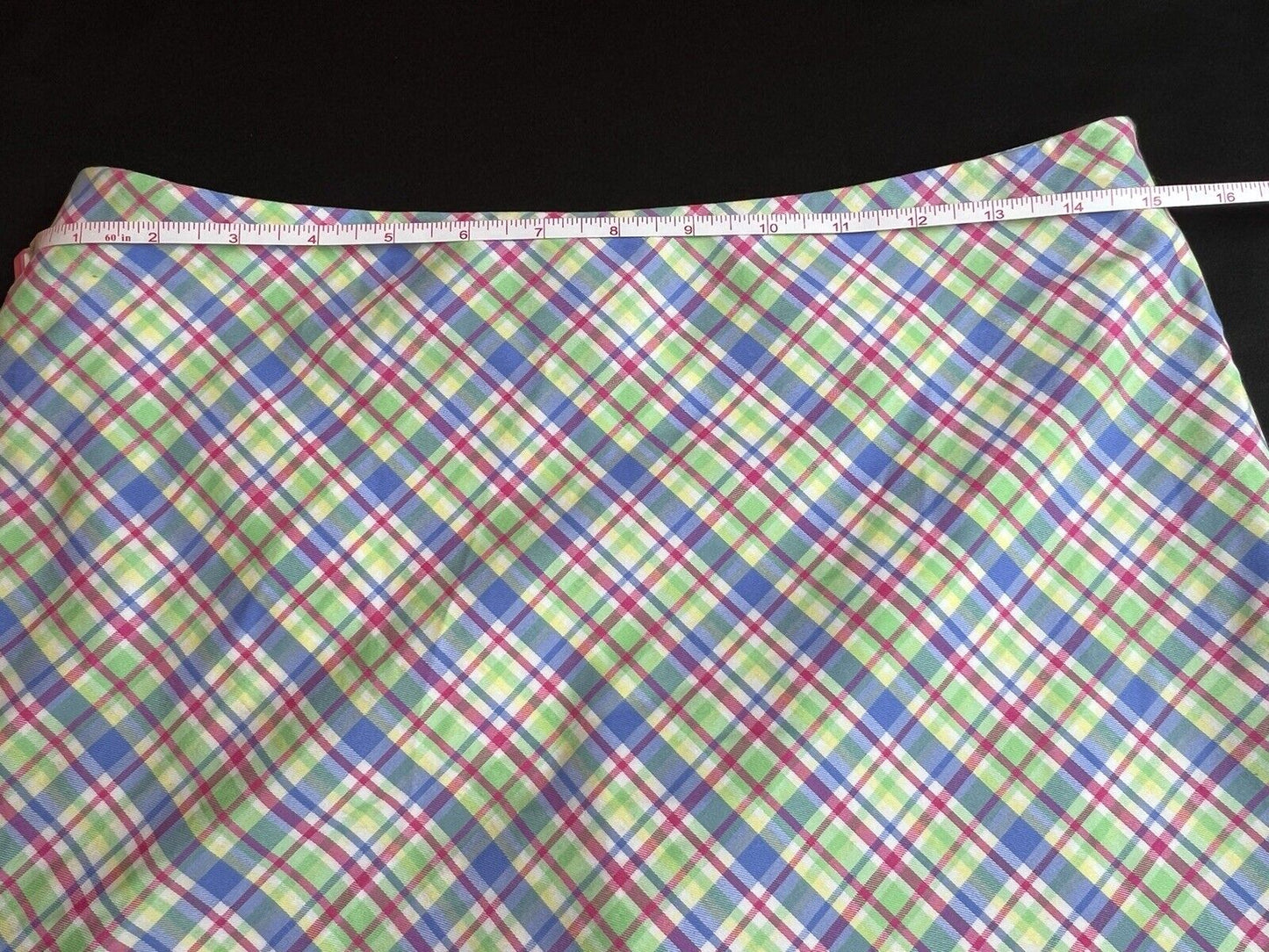 Greg Norman Women’s Athletic Golf Skort Skirt Sz 4 Multicolor Plaid