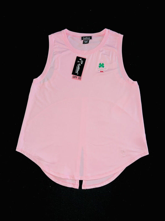 Golfino Women’s Golf Shirt Pink Sz M Sleeveless