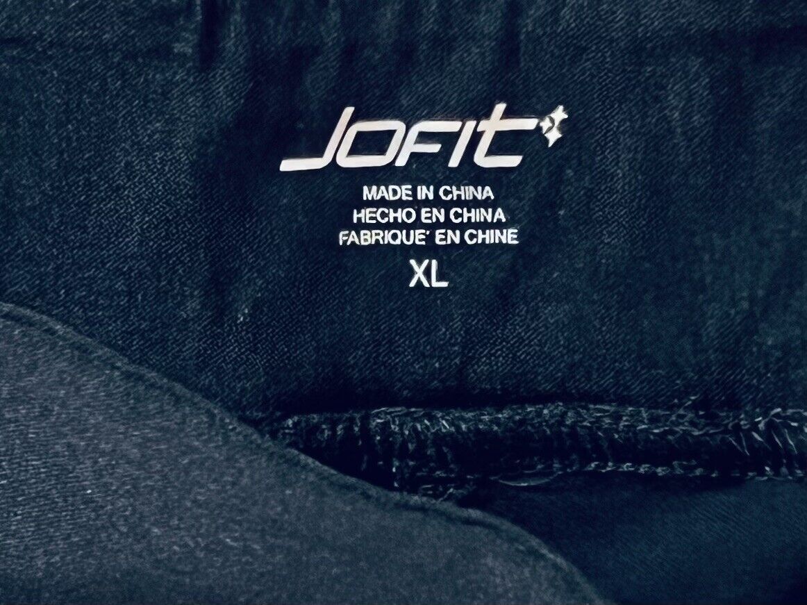 Jofit Women’s Black Golf Athletic Pant Sz XL