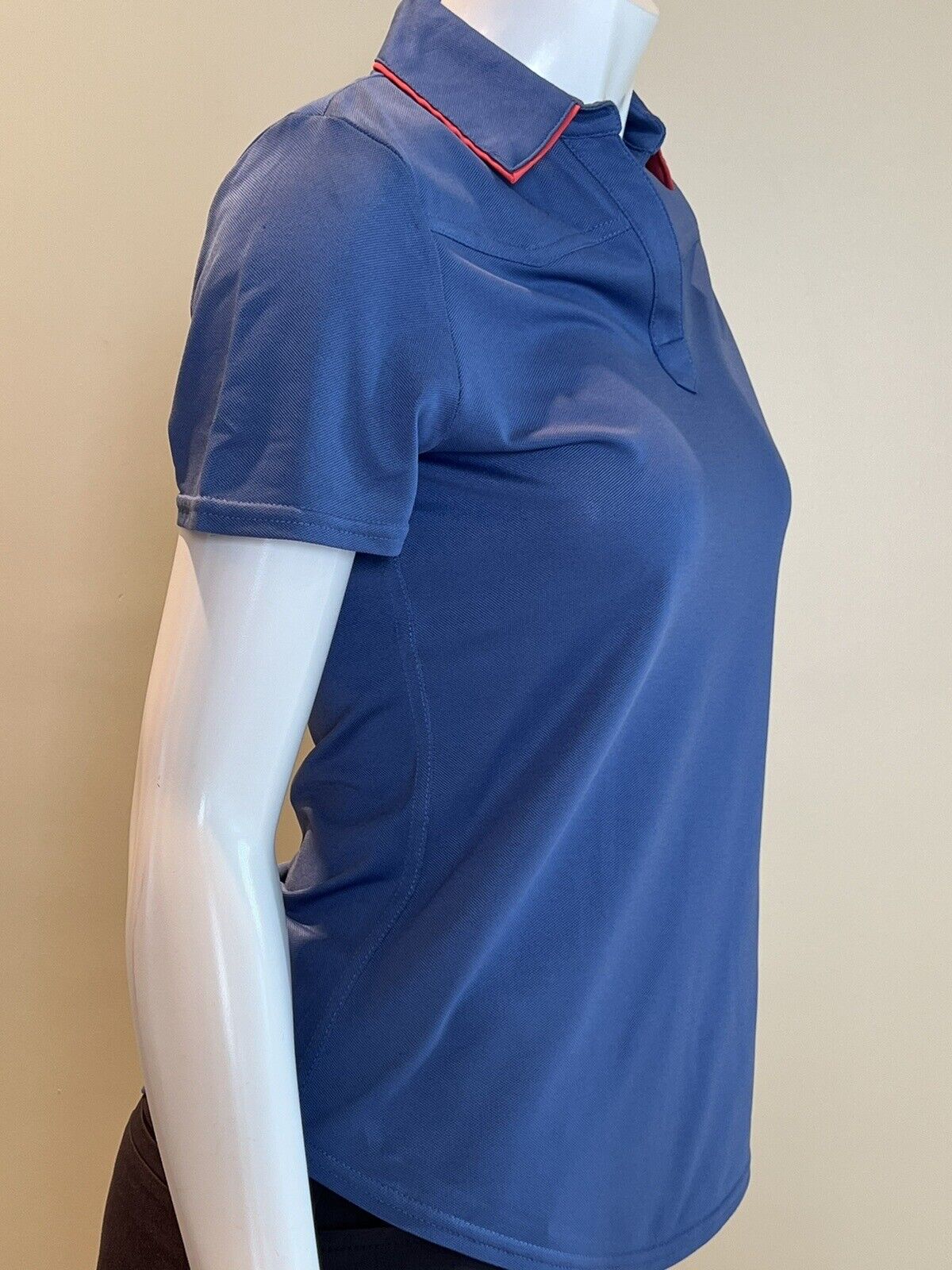 Jofit Women’s Top Size S Short Sleeves Golf Shirt Blue (48)