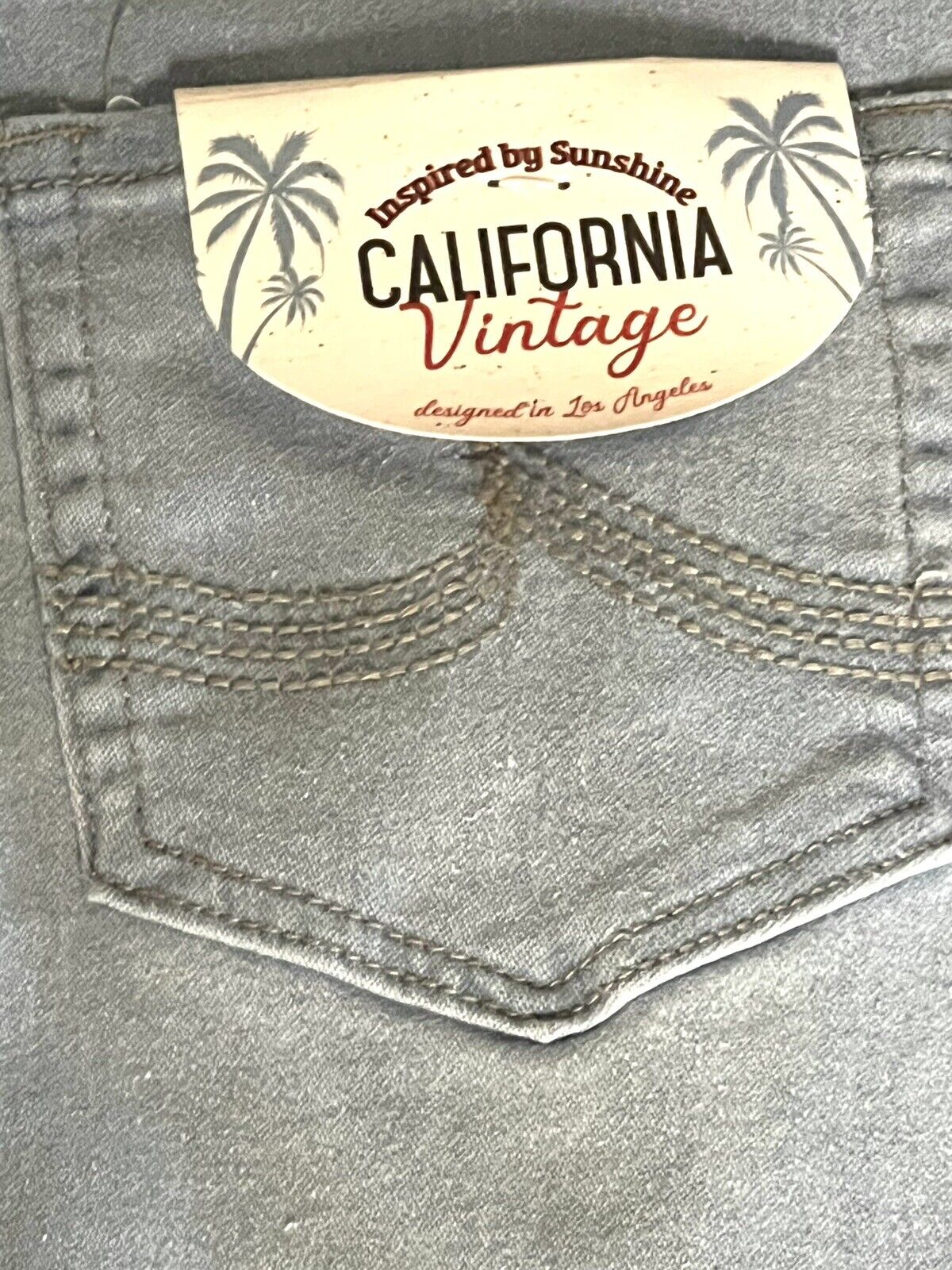 California Vintage Women's Ripped Hem Jeans Sz 3/26