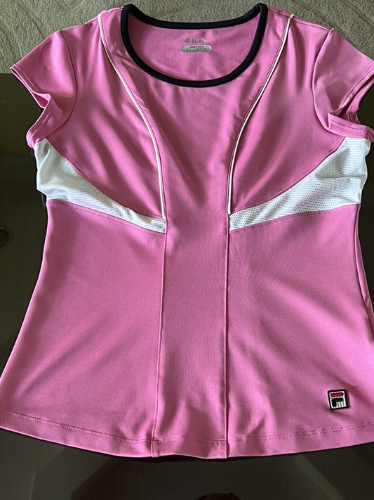 FILA Women's Golf Shirt Pink Sz S