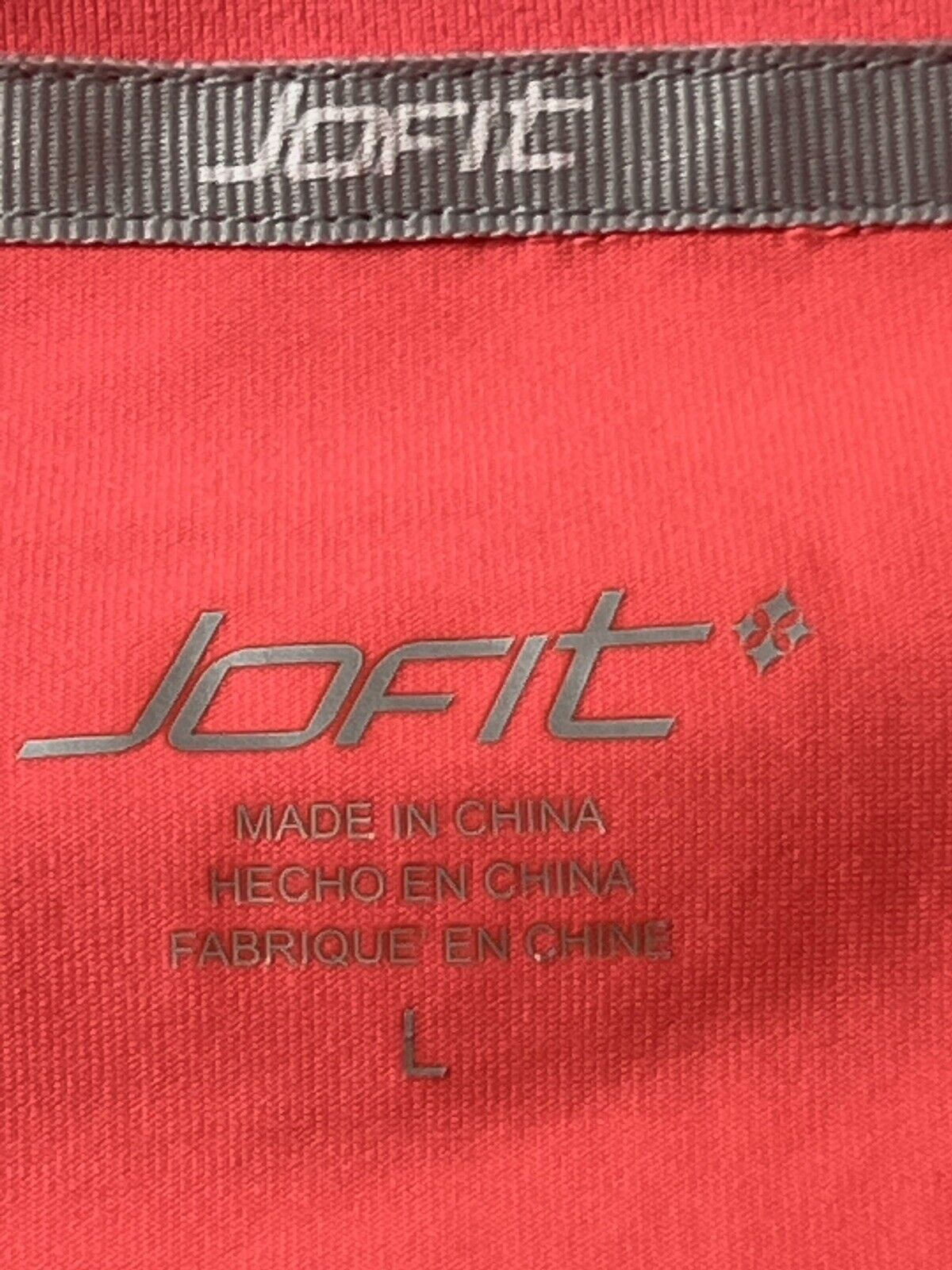 JOFIT Women's Golf Polo Shirt/Top Size L Neon Pink.    (50)