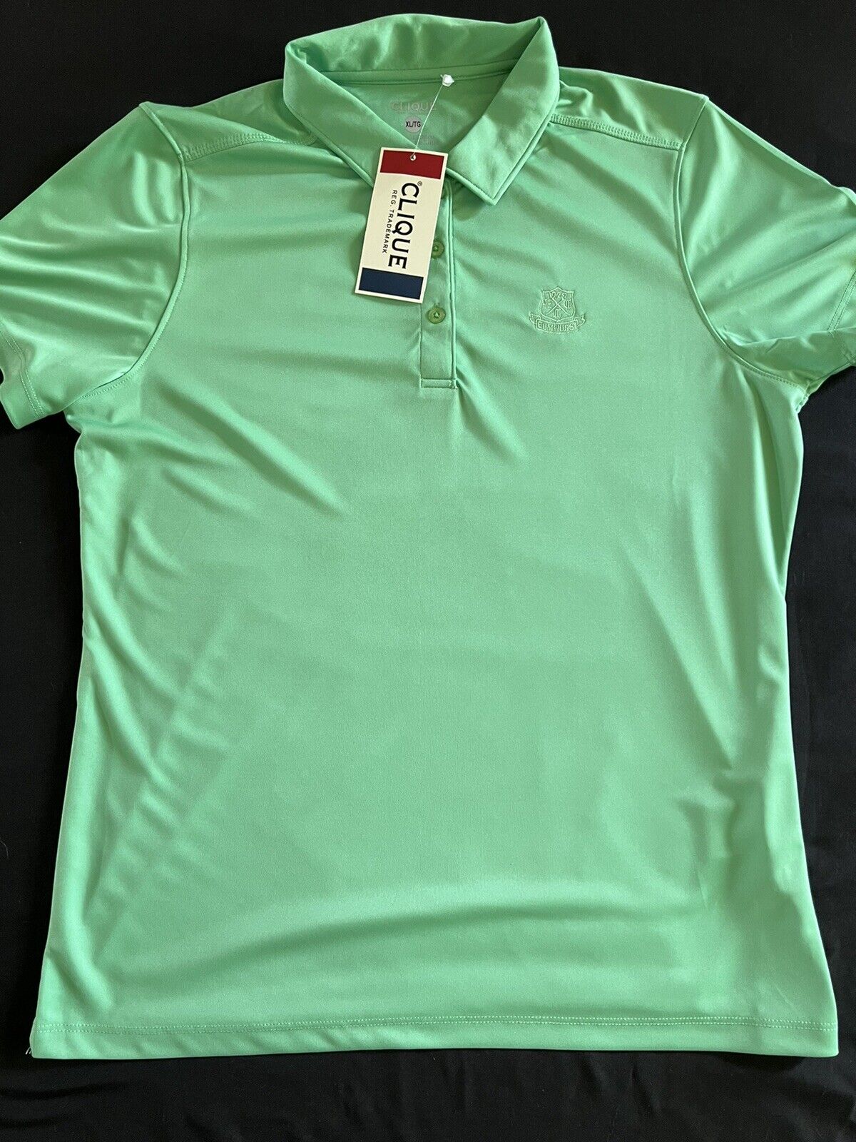 Clique Women’s Top Golf Polo Shirt Green Sz XL