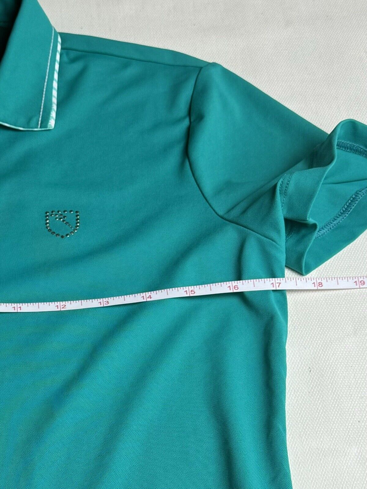 CHERVO Women’s Polo Golf Shirt Tennis Top SZ M/8