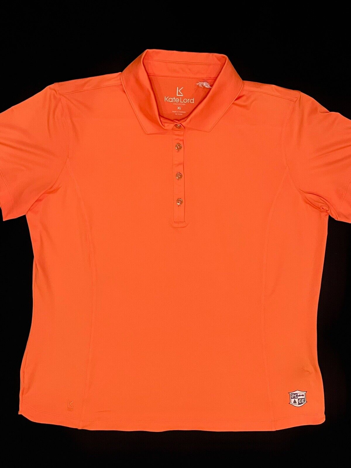 Kate Lord Women’s Golf Polo Shirt Orange Sz XL