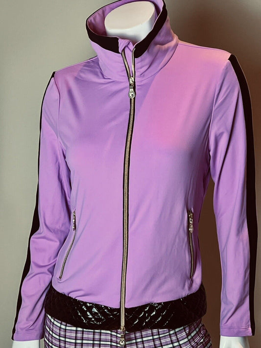 BRENDRATTI VIVIANA JACKET, Sz M Rose/Black. (51)