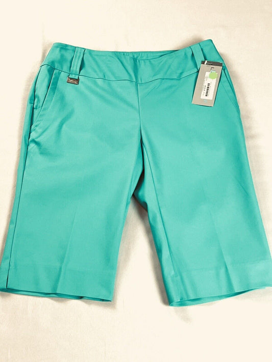 LISETTE L Sport Montreal WOMEN'S Golf  Aqua Green SHORTS Sz 6 $130 MSRP