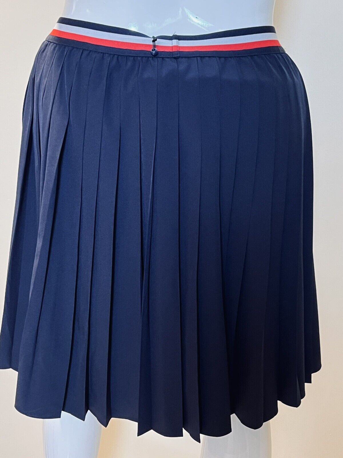 Tommy Hilfiger Women’s L Navy Blue Pleated Midi Classic Skirt (9)