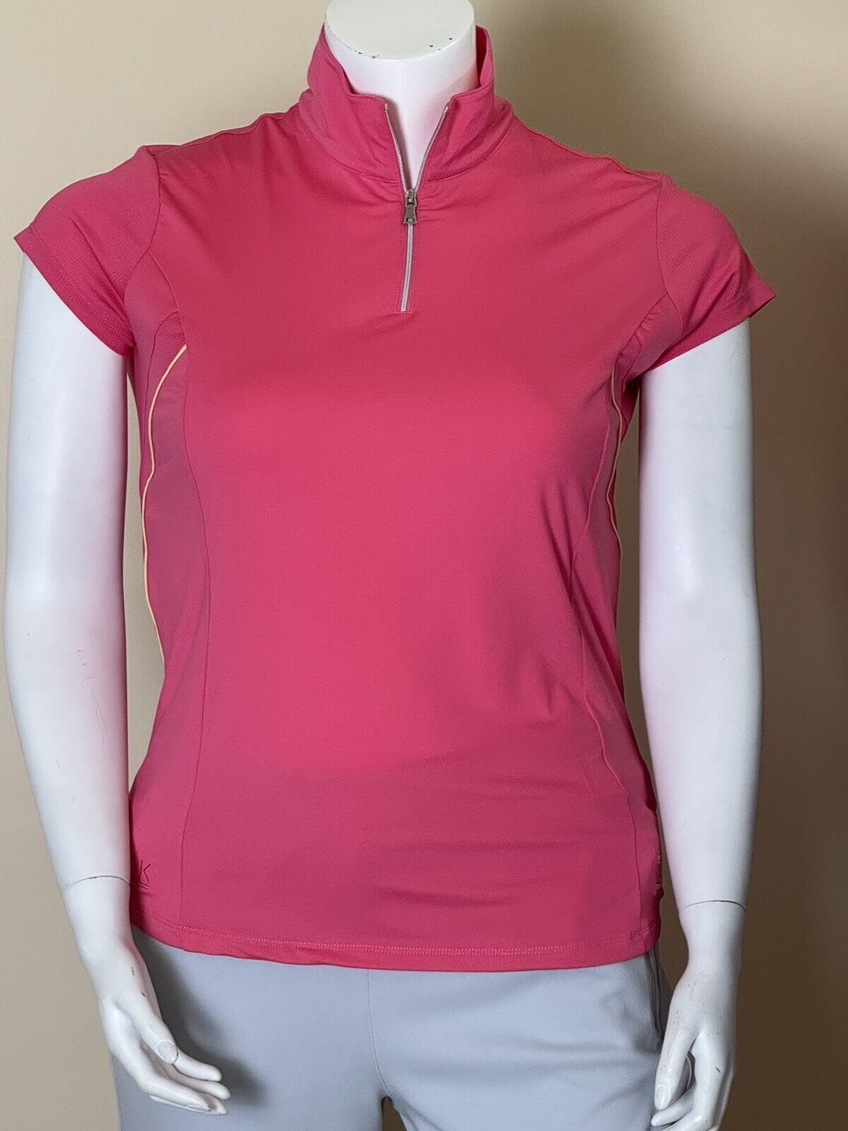 Kate Lord Women's Golf Shirt Pink Sz L