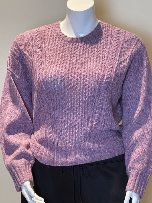 Lauren Ralph Lauren Purple Wool Sweater Womens Size XL. (62)