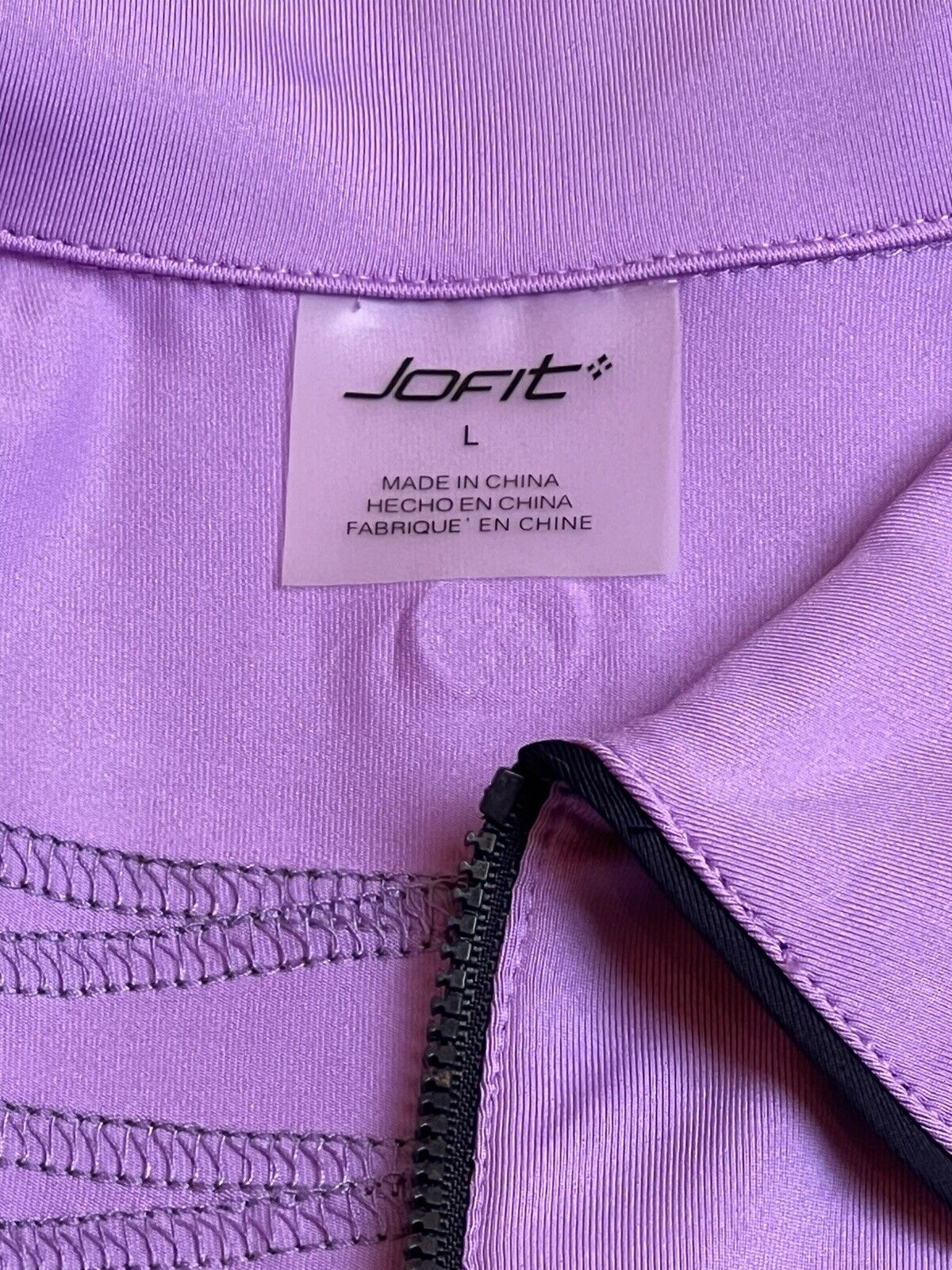 JOFIT Women's Golf Polo Shirt/Top Size L Purple