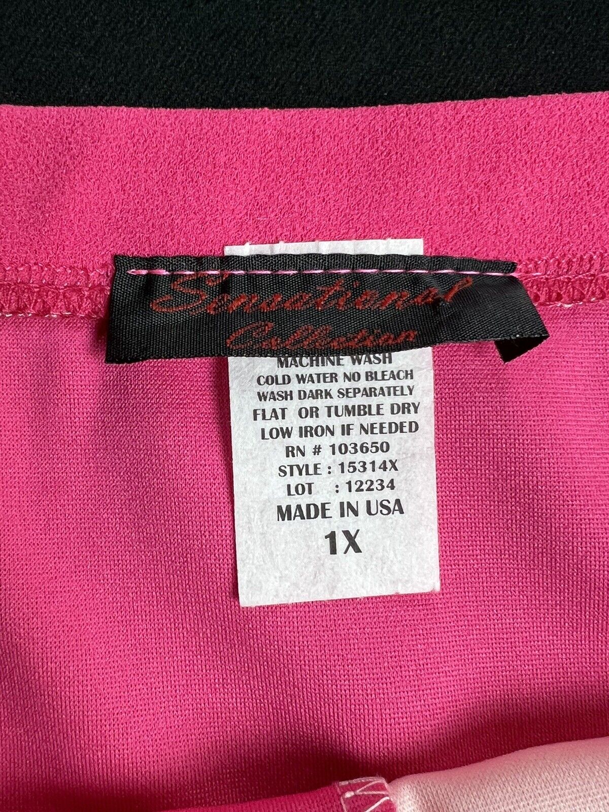 Sensationa Collection Women’s Pink Skirt Size 1X