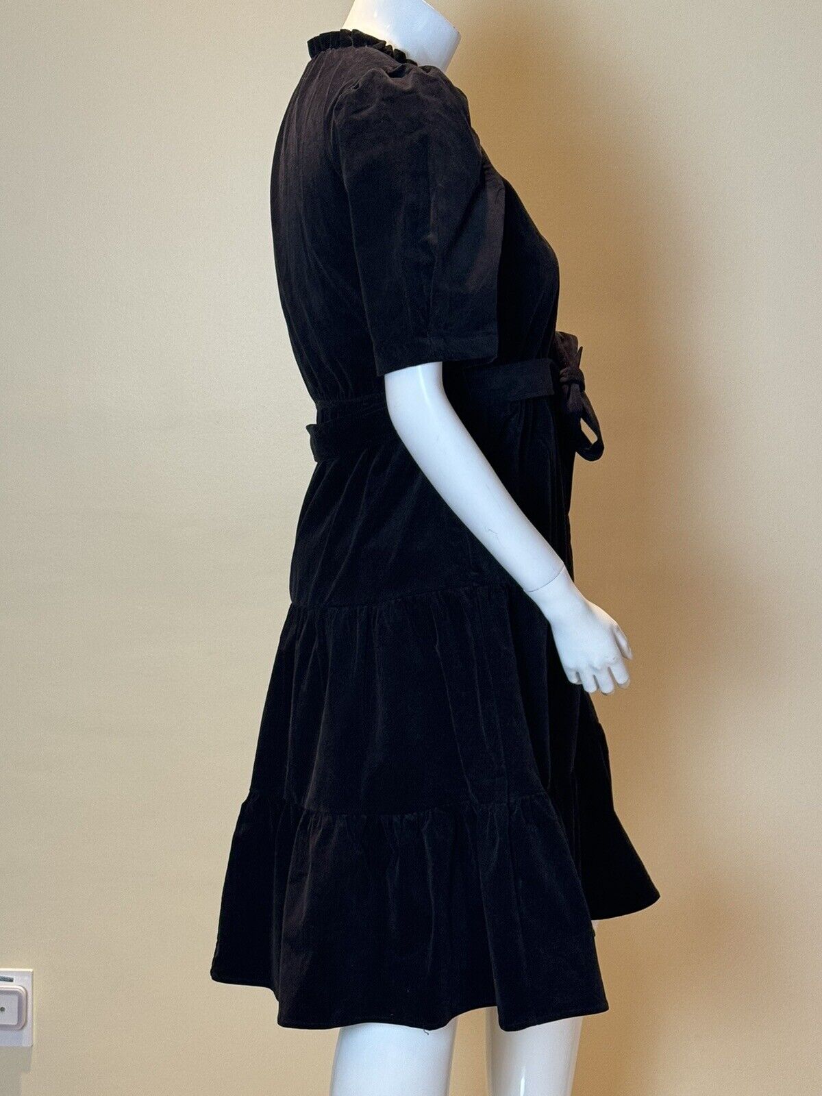 Draper James Rsvp Black Dress Sz L (65)