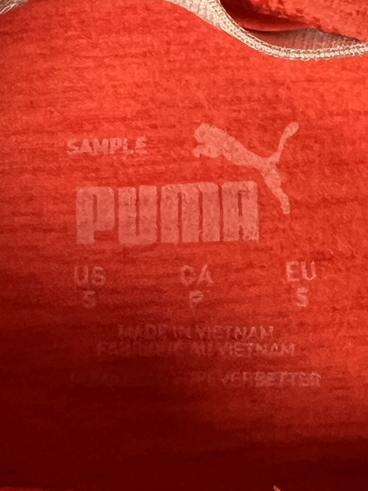 Puma Women’s KNIT VEST Sz S Orange