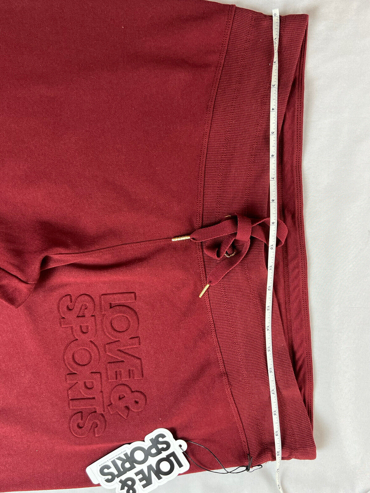 LOVE & SPORTS Women's Sweatpants Jogger Sz 2XL Marron Red