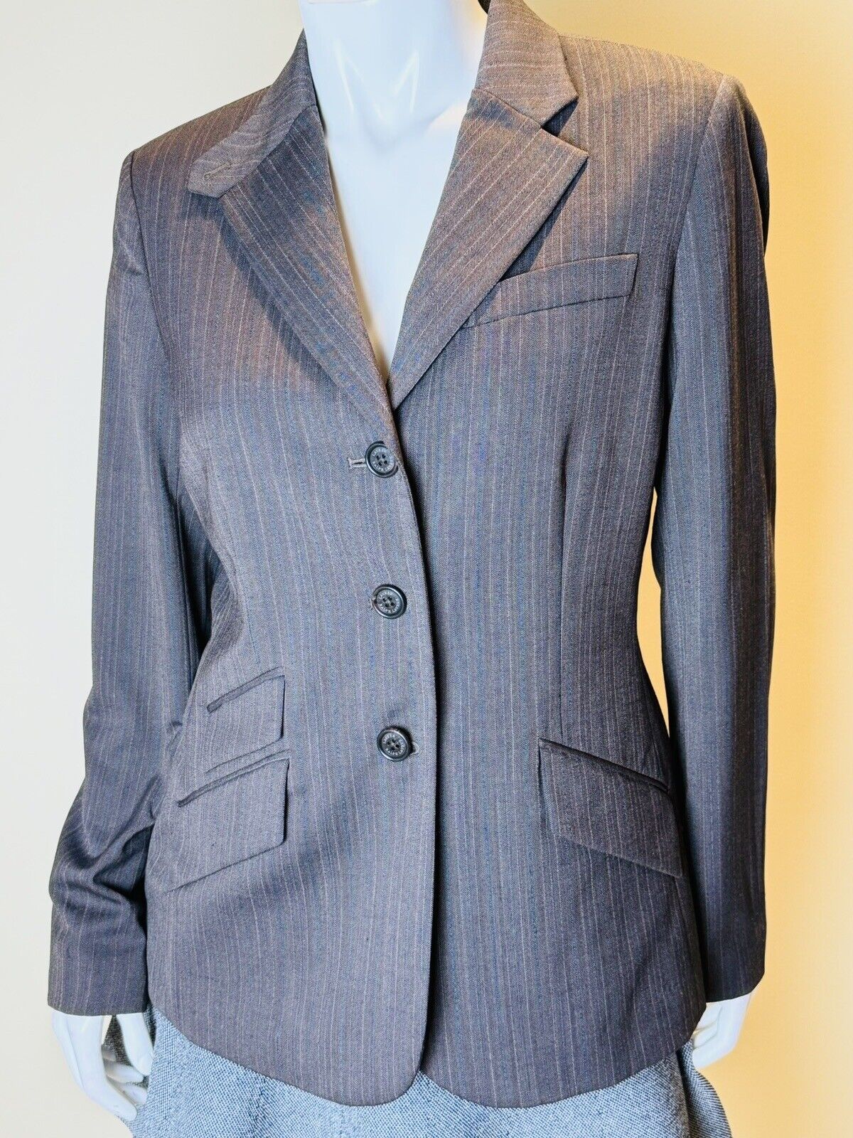 Lauren Ralph Lauren Women’s Brown lined Blazer Sz 10.   (56)