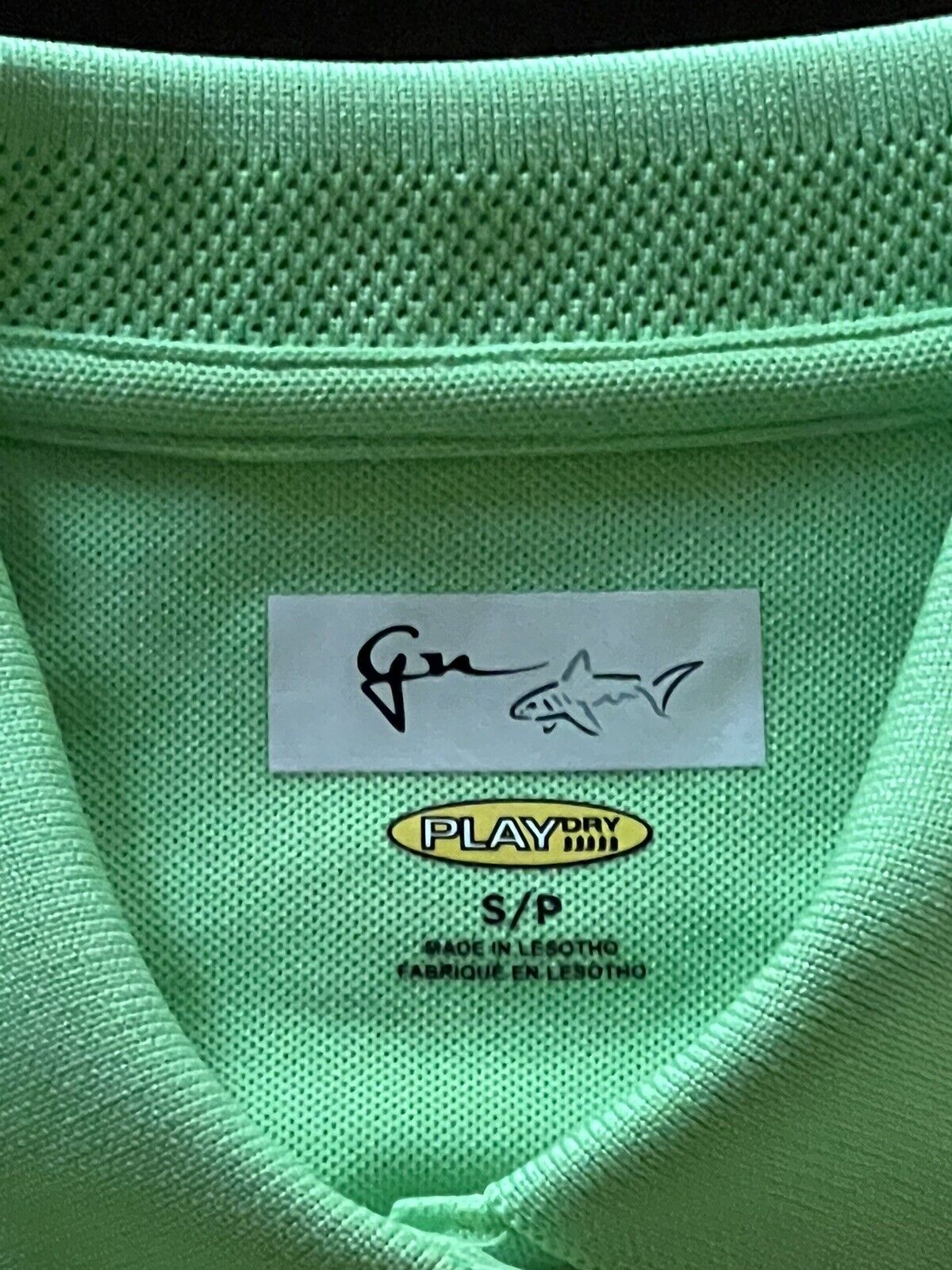 Greg Norman Women's Polo Golf Shirt Green Sz S