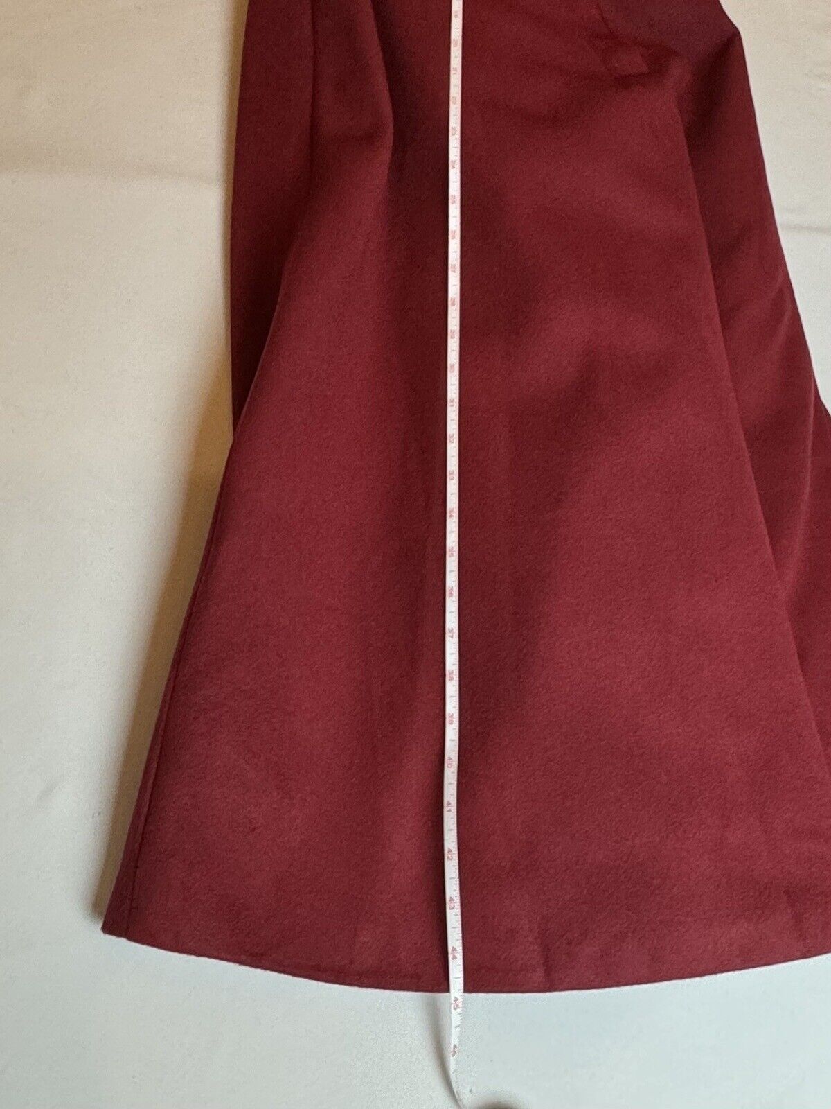 FASHION Women’s Red Maroon Wool Coat Hooded long cape      (64)