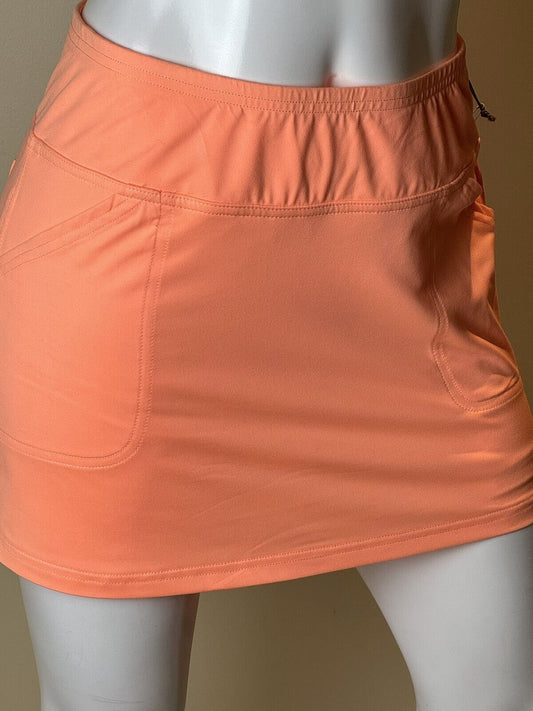 Puma Women’s Golf Skirt Sz S Orange.   (44)