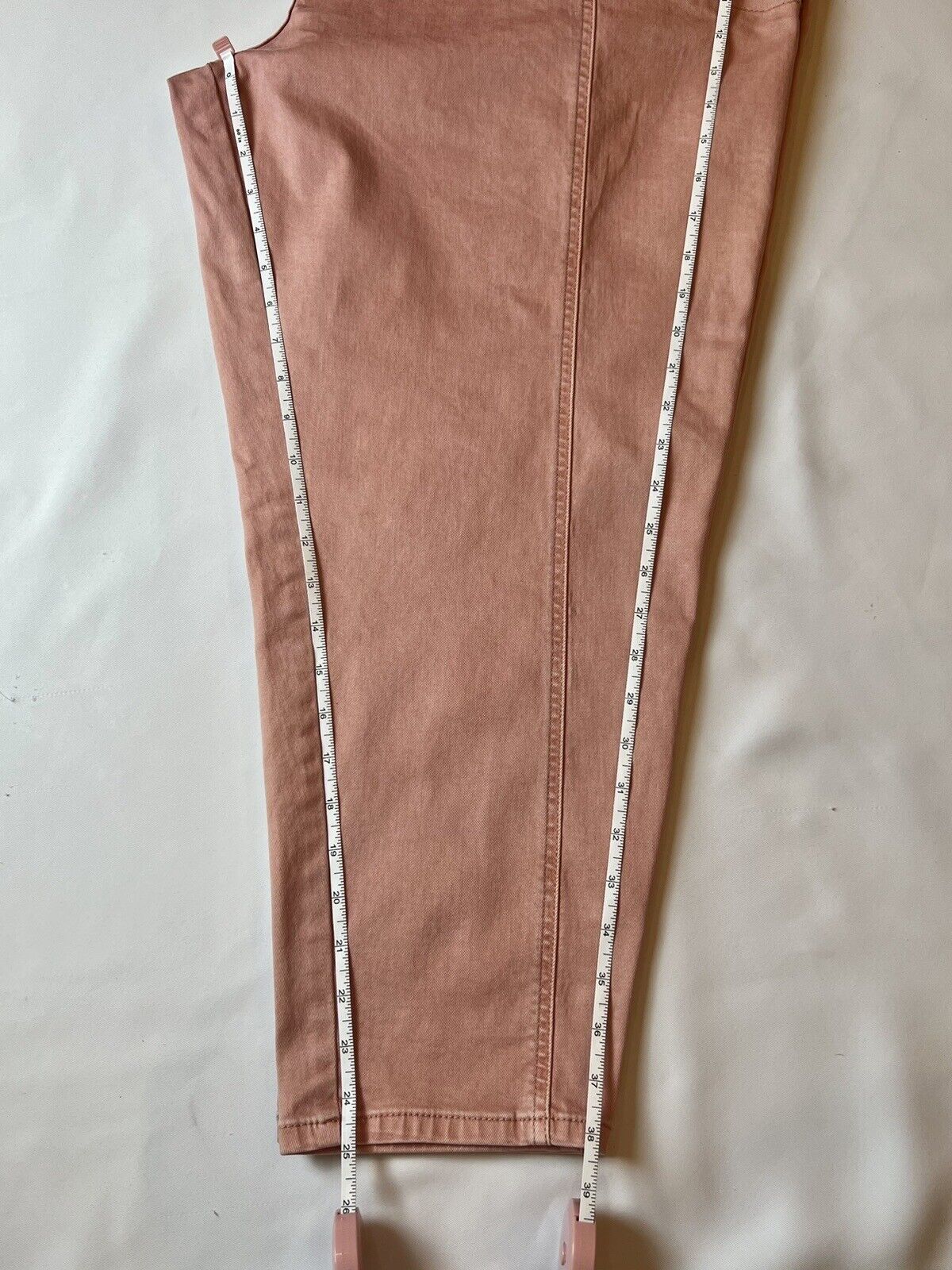 SO GOOD FOR LIFE Women's Paperbag elastic waist pants Peach Sz 20 (9)