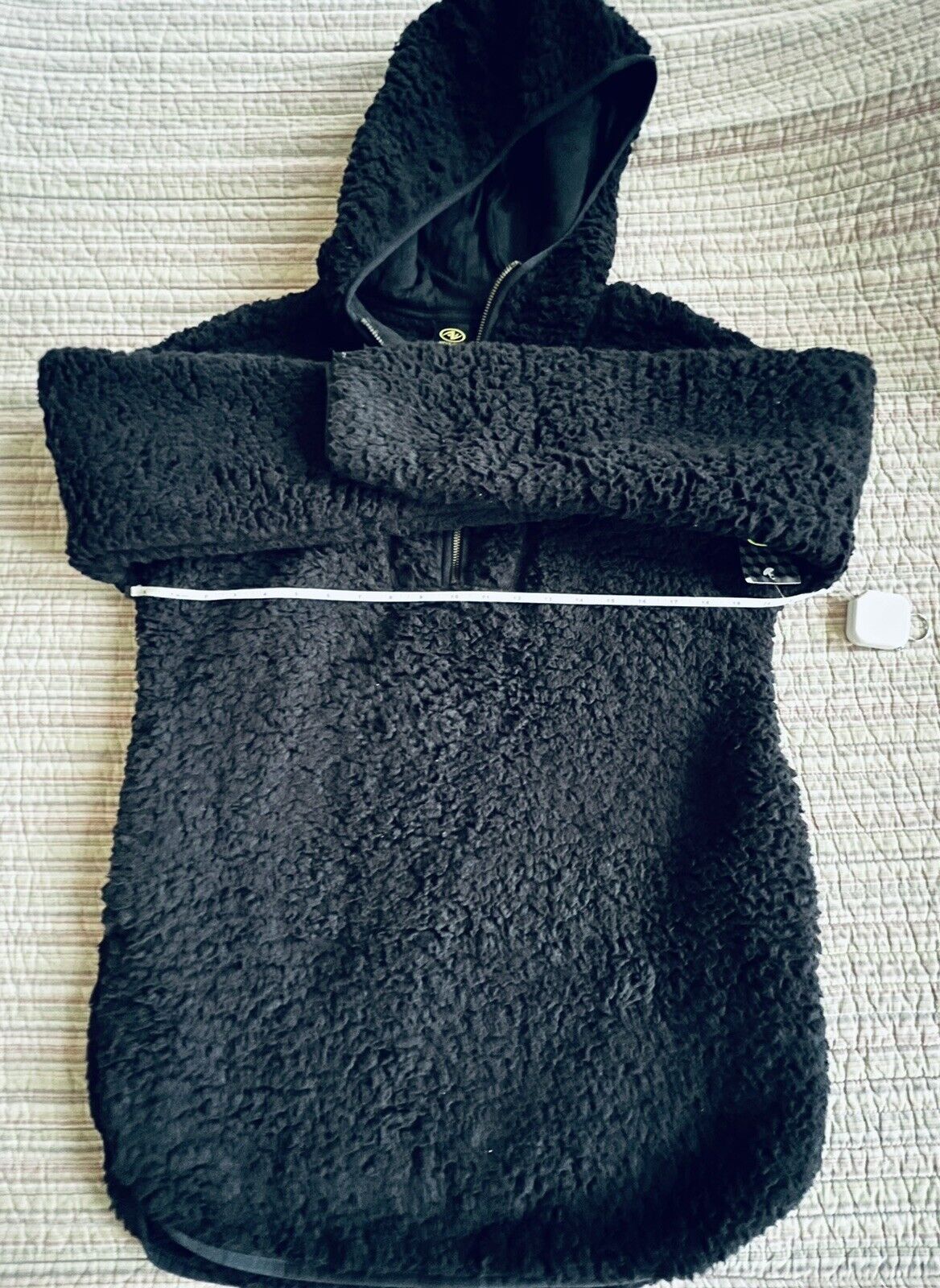 Athletic Works Women’s Hoodie Black Fluffy Sweater Size M (8-10)