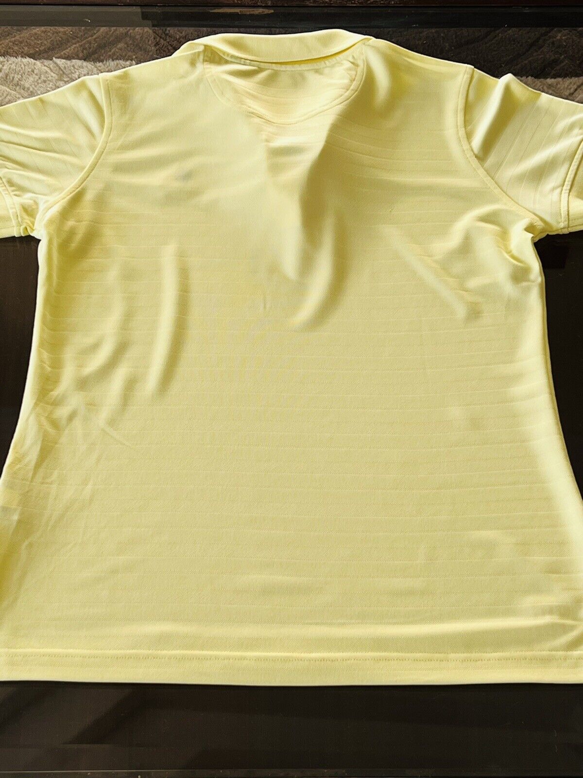 Kate Lord Women's Golf Shirt Yellow Sz S