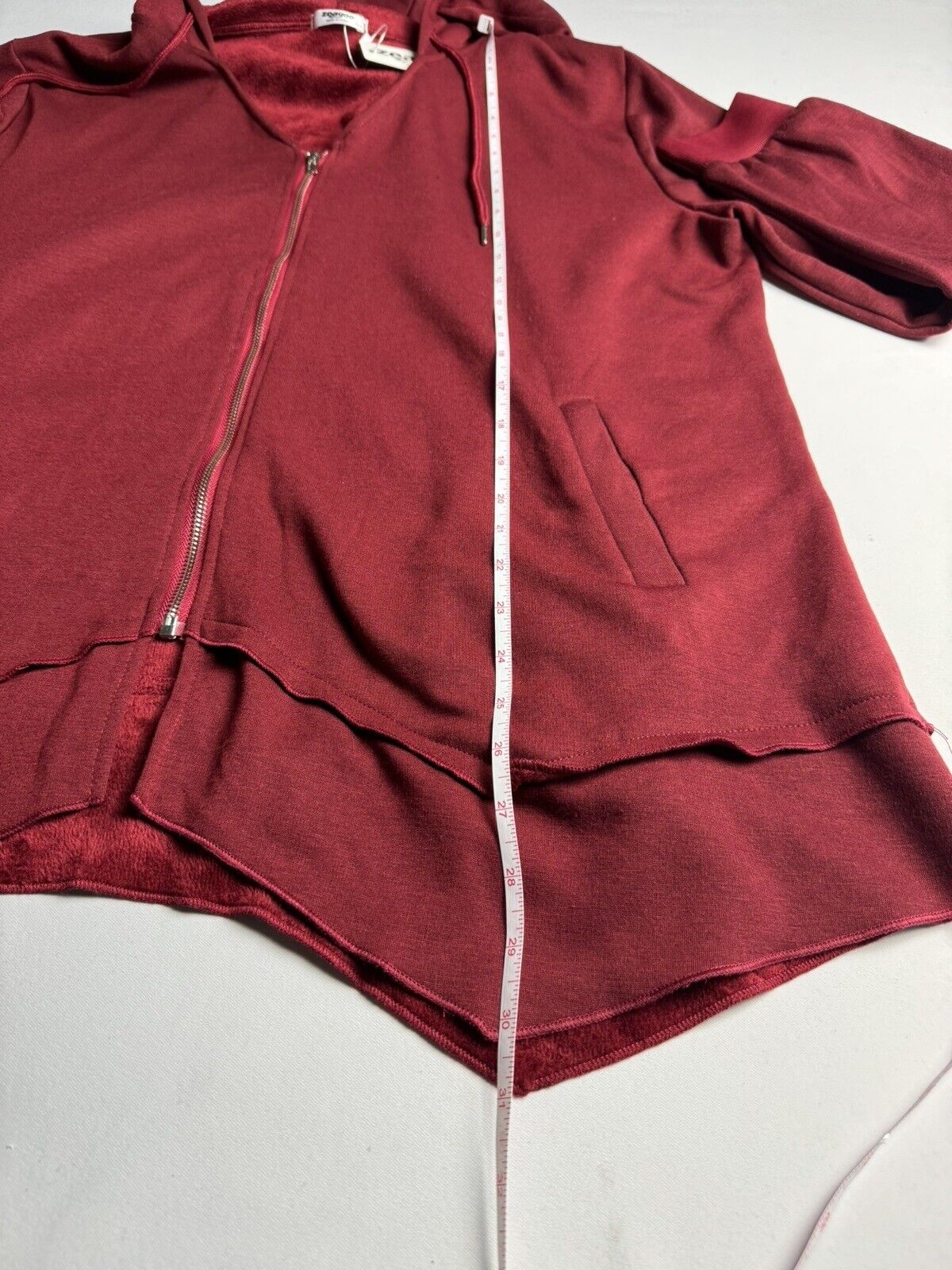 Zeagoo Women's Fleece Zip up Hoodies Maroon Sz 3XL. (71)