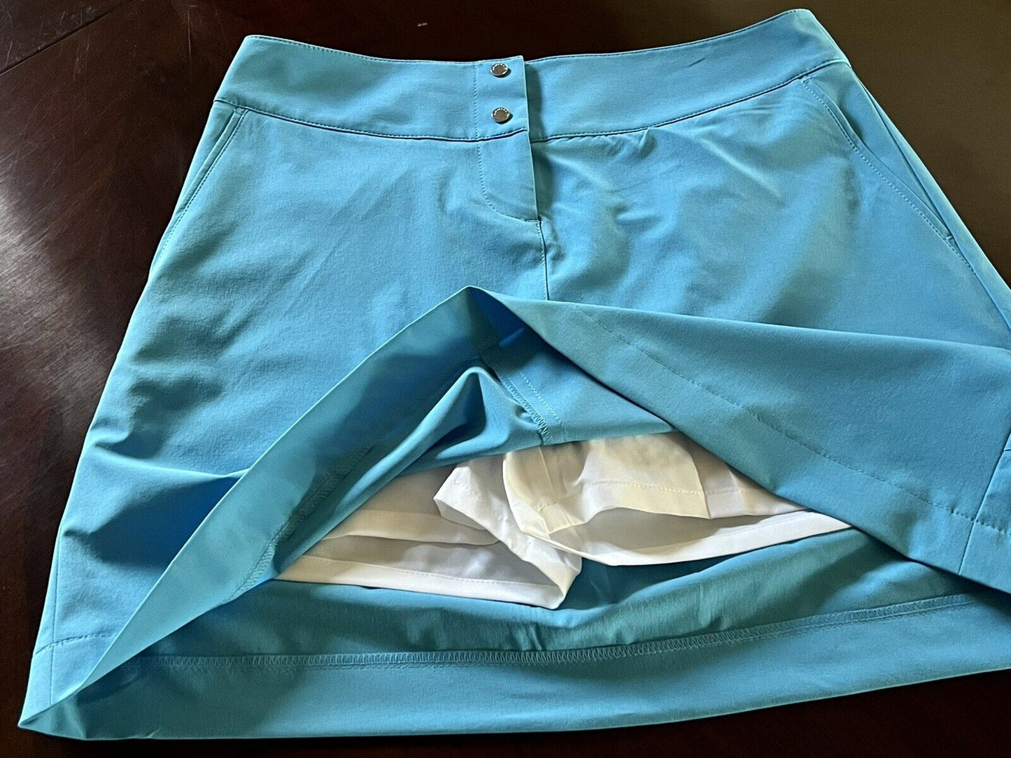 Cutter & Buck Annika Women’s Golf Skirt Skort Aqua Blue Sz 2