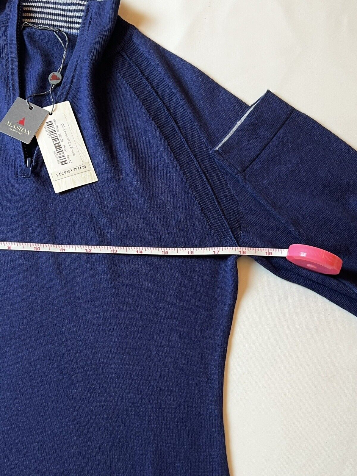 Caroline Grace Women’s Navy Pullover Golf Sweater Sz M