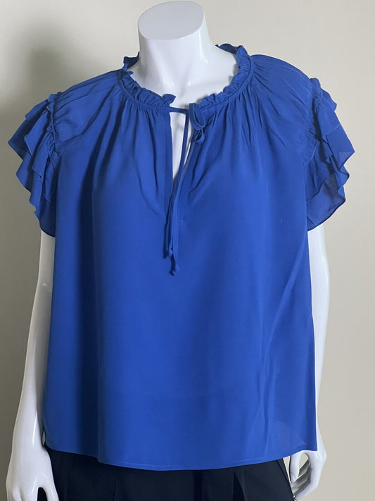 Karen Kane Women’s Blouse Blue Sz M Top