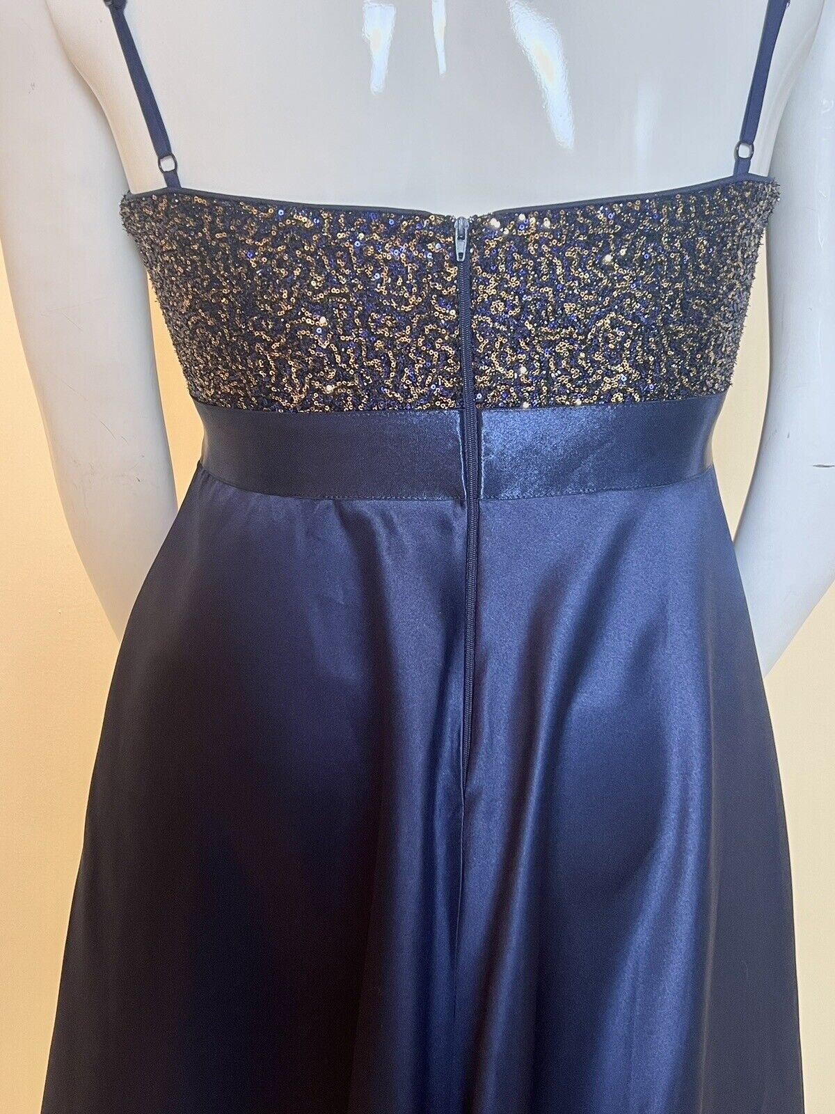 Ever Pretty High Low Formal Dress Sz 16 Navy Embellished Sparkles  (49)