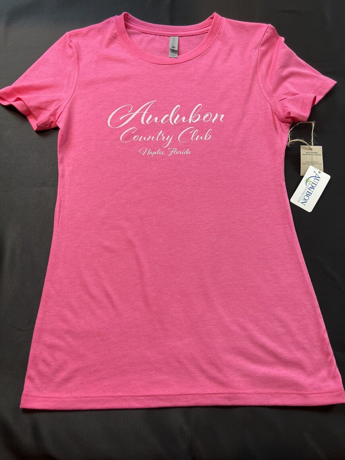 Audubon Country Club Golf Women’s Golf T-Shirt Size M Pink