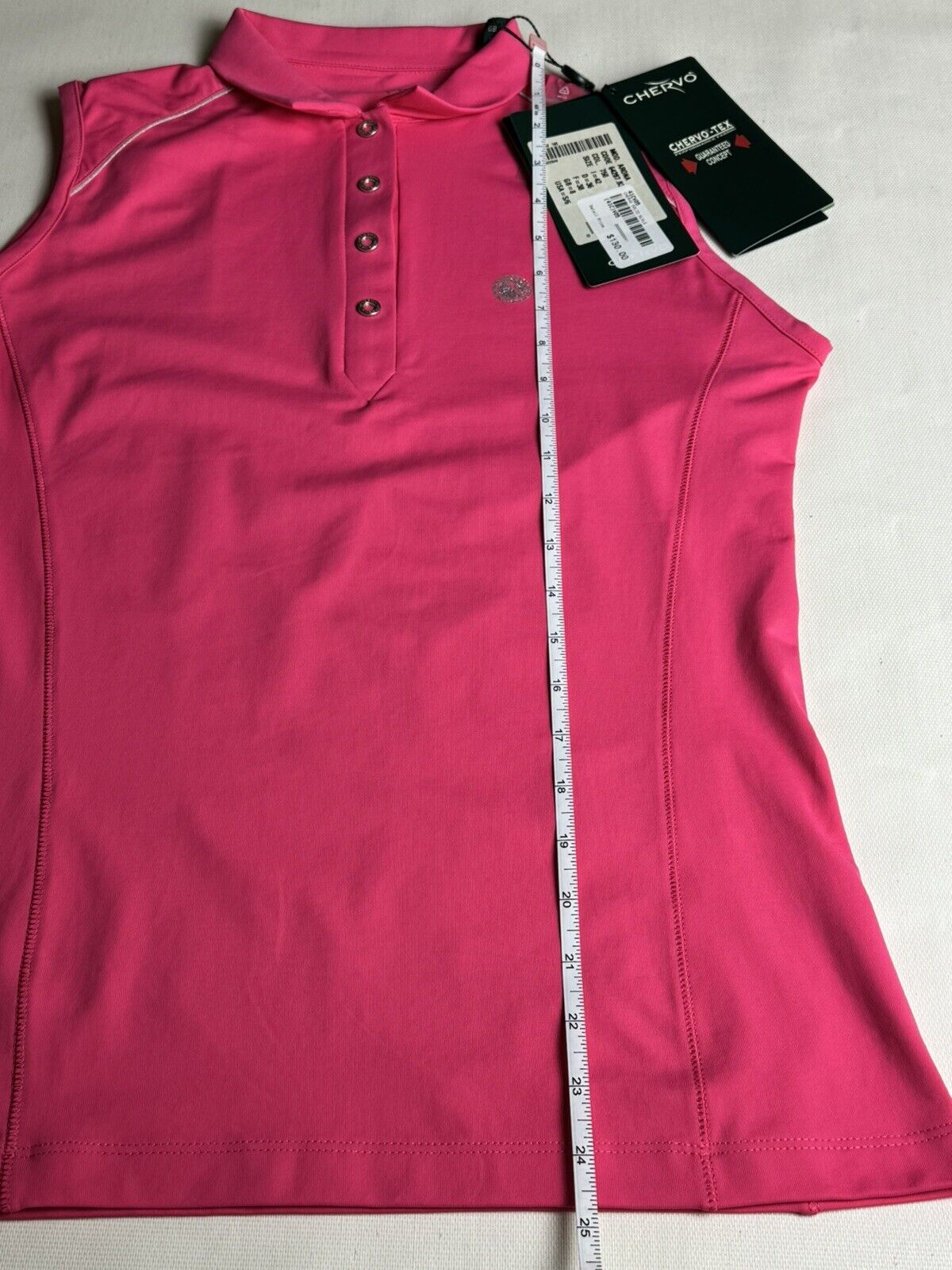 CHERVO Women’s Polo Golf Shirt Tennis Top SZ S/6   (61)